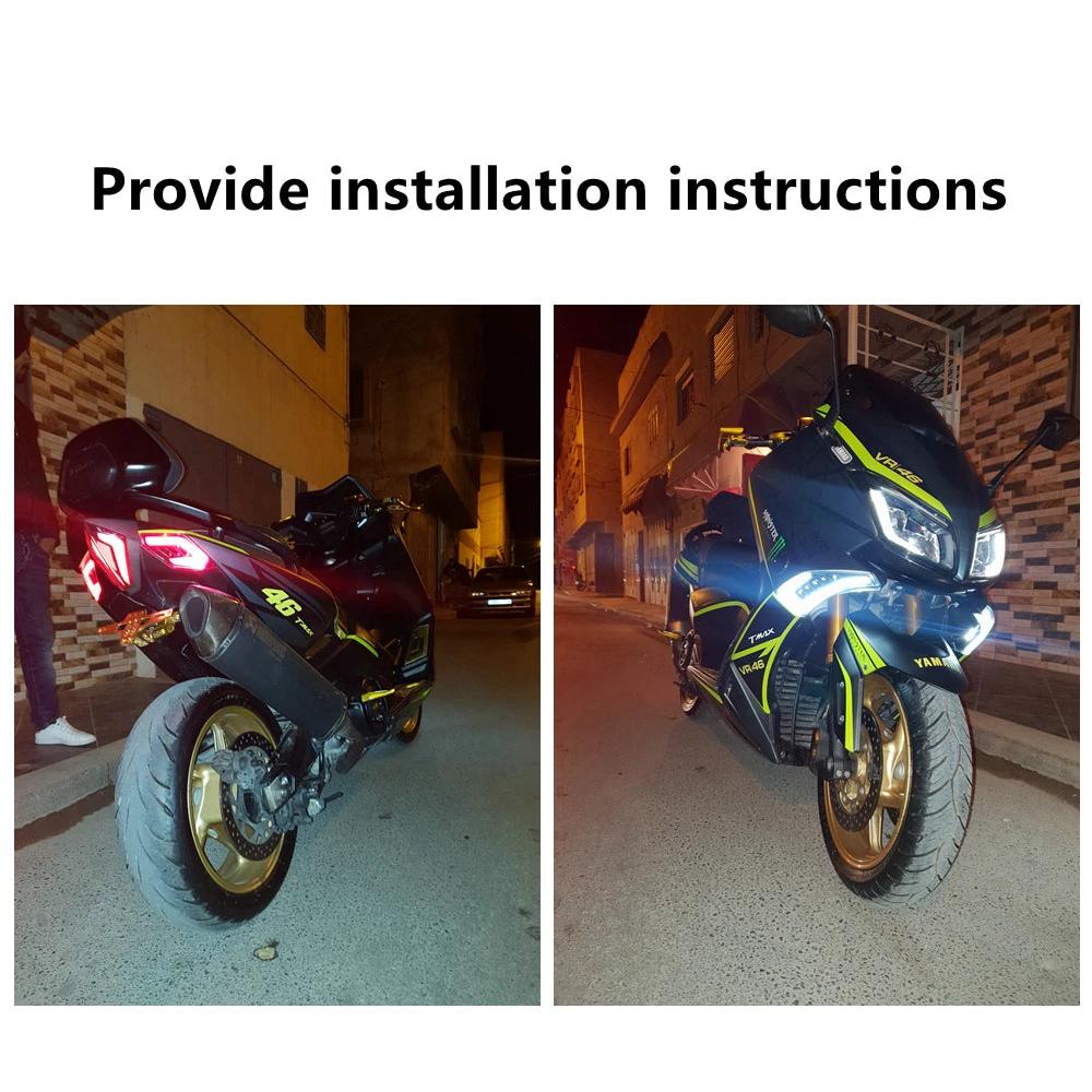 Tmax 530 LED Tail & Turn Signal Light Set 2012-2016 by HitMyNeed