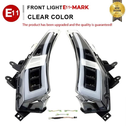 Tmax 530 LED Tail & Turn Signal Light Set 2012-2016 clear-front-light by HitMyNeed
