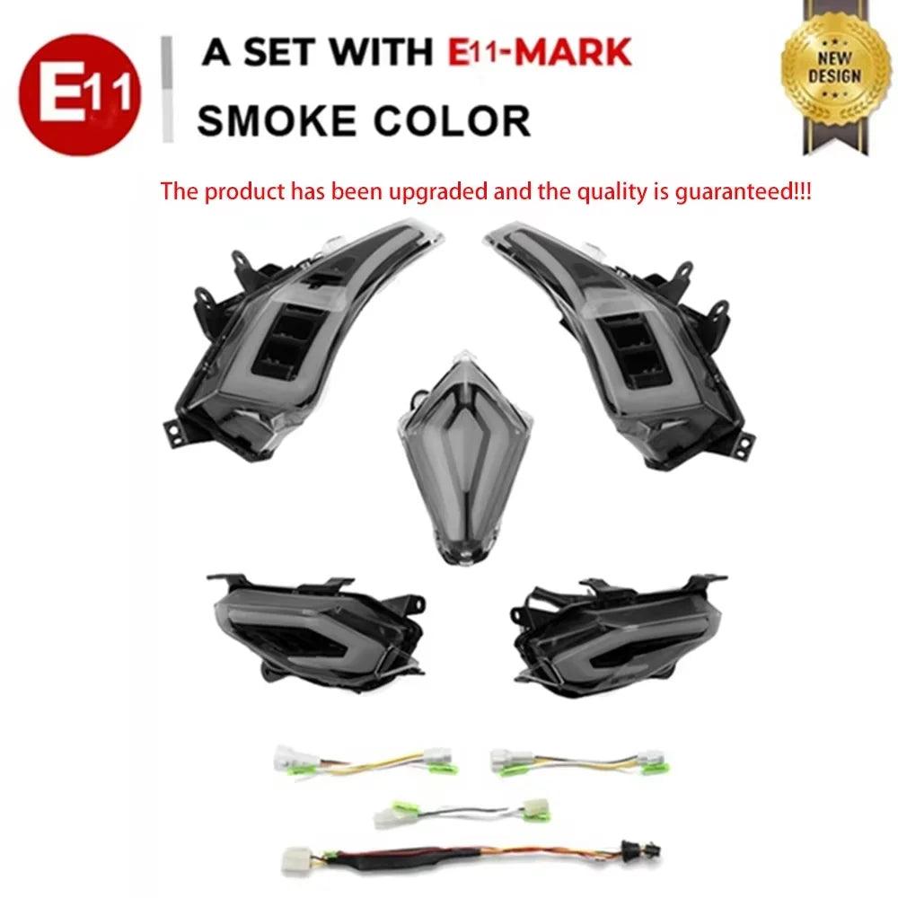 Tmax 530 LED Tail & Turn Signal Light Set 2012-2016 smoke-set by HitMyNeed