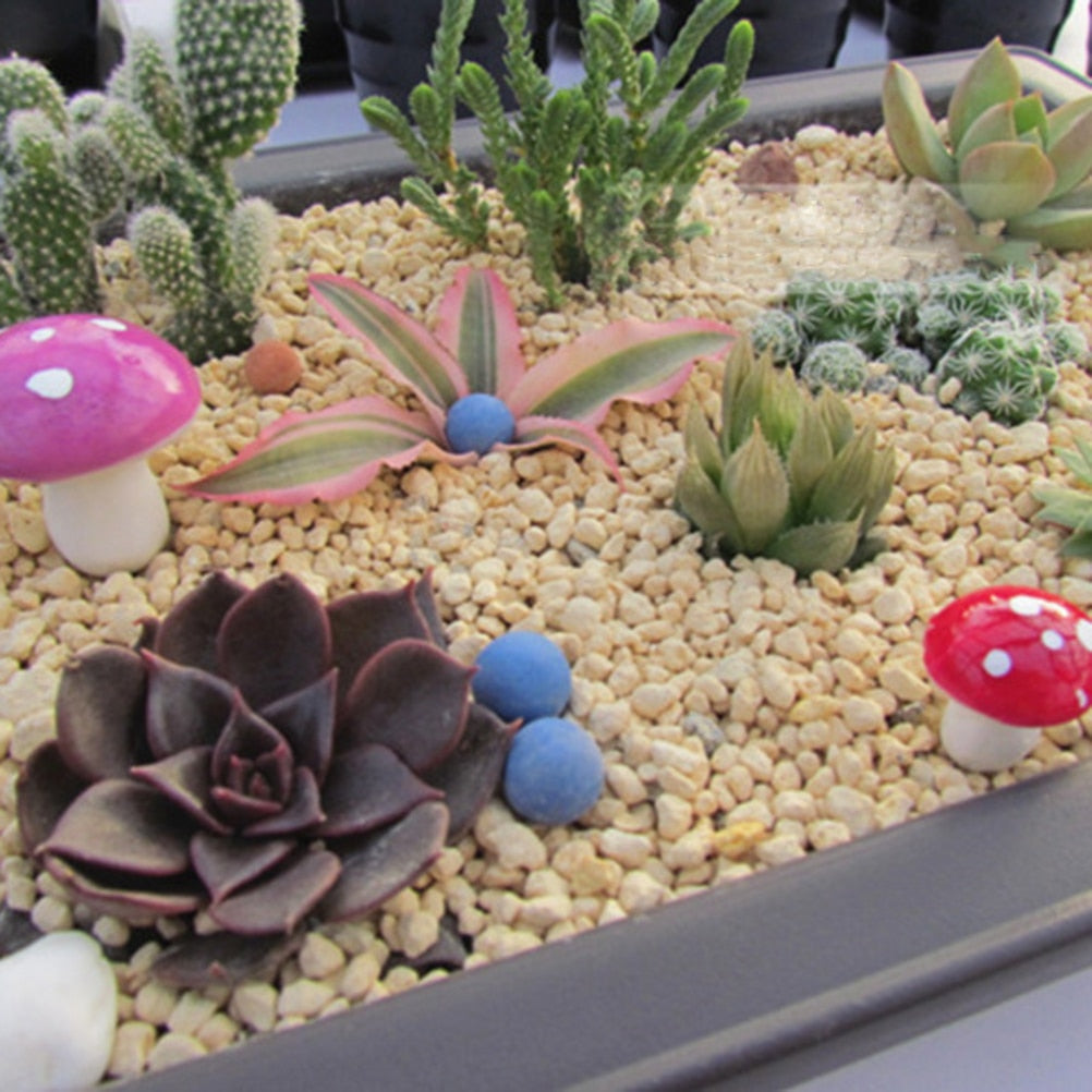Toadstool Garden Ornaments Set of 30 by HitMyNeed