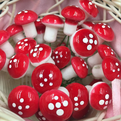 Toadstool Garden Ornaments Set of 30 by HitMyNeed
