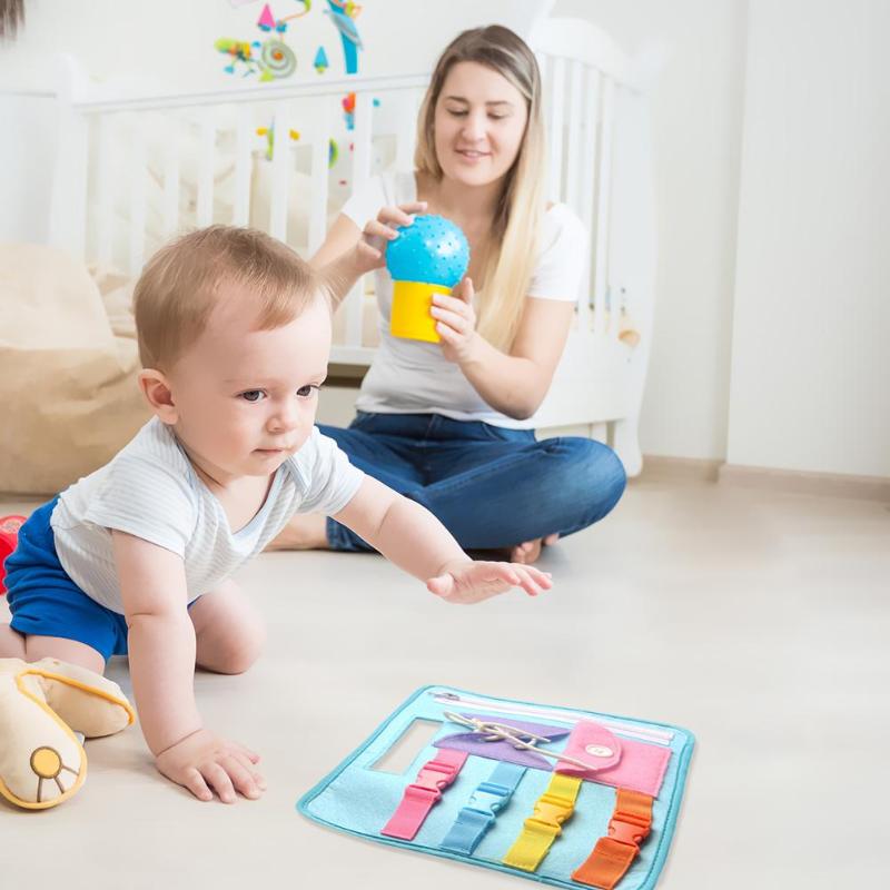 Toddler Busy Board Educational Activity Toy by HitMyNeed