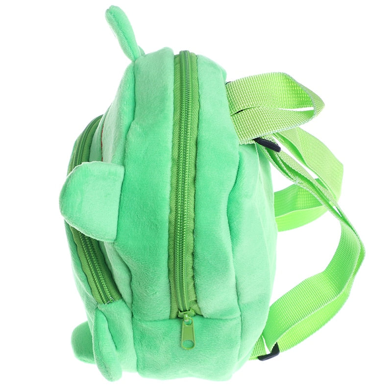 Toddler Frog Plush Mini Backpack 23 x 21 cm by HitMyNeed