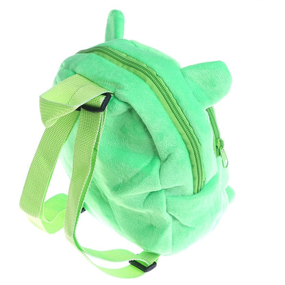 Toddler Frog Plush Mini Backpack 23 x 21 cm by HitMyNeed