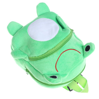 Toddler Frog Plush Mini Backpack 23 x 21 cm by HitMyNeed
