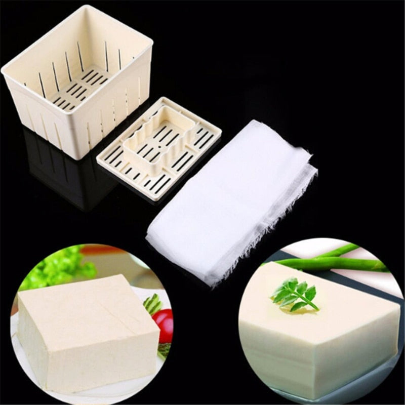 Tofu Maker with Reusable Cheesecloth Set by HitMyNeed