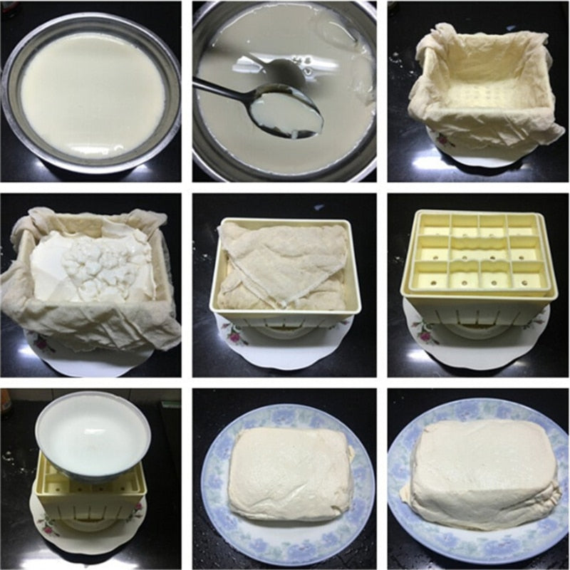 Tofu Maker with Reusable Cheesecloth Set by HitMyNeed