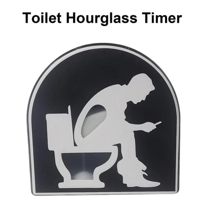 Toilet 5-Minute Hourglass Timer for Bathroom & Sauna by HitMyNeed