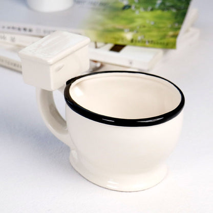 Toilet Bowl Novelty Ceramic Coffee Mug 300ml by HitMyNeed