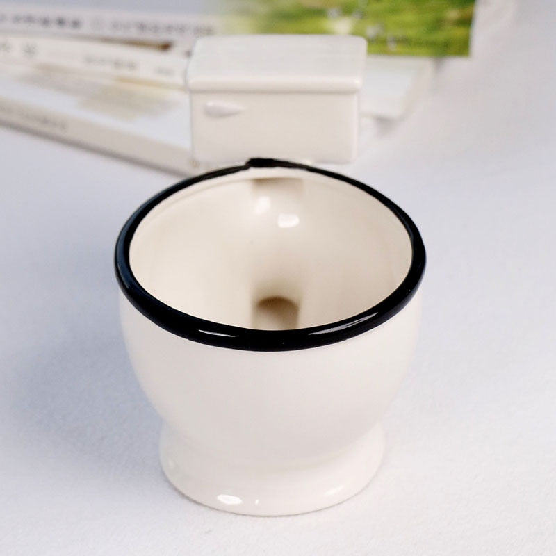 Toilet Bowl Novelty Ceramic Coffee Mug 300ml by HitMyNeed