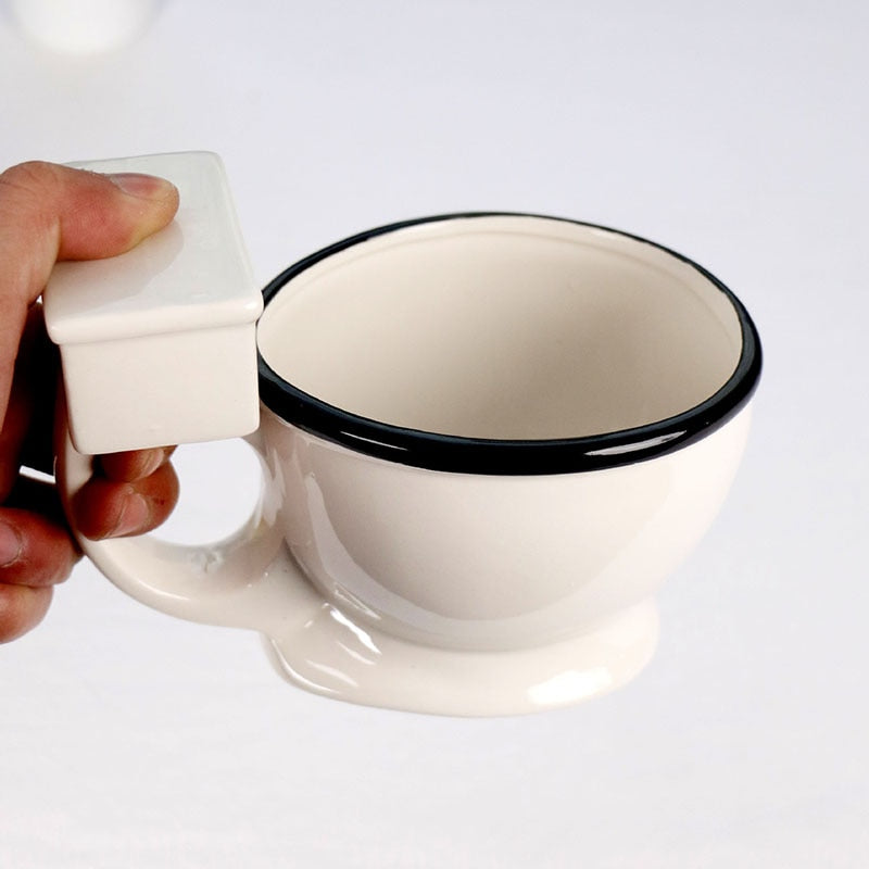 Toilet Bowl Novelty Ceramic Coffee Mug 300ml by HitMyNeed
