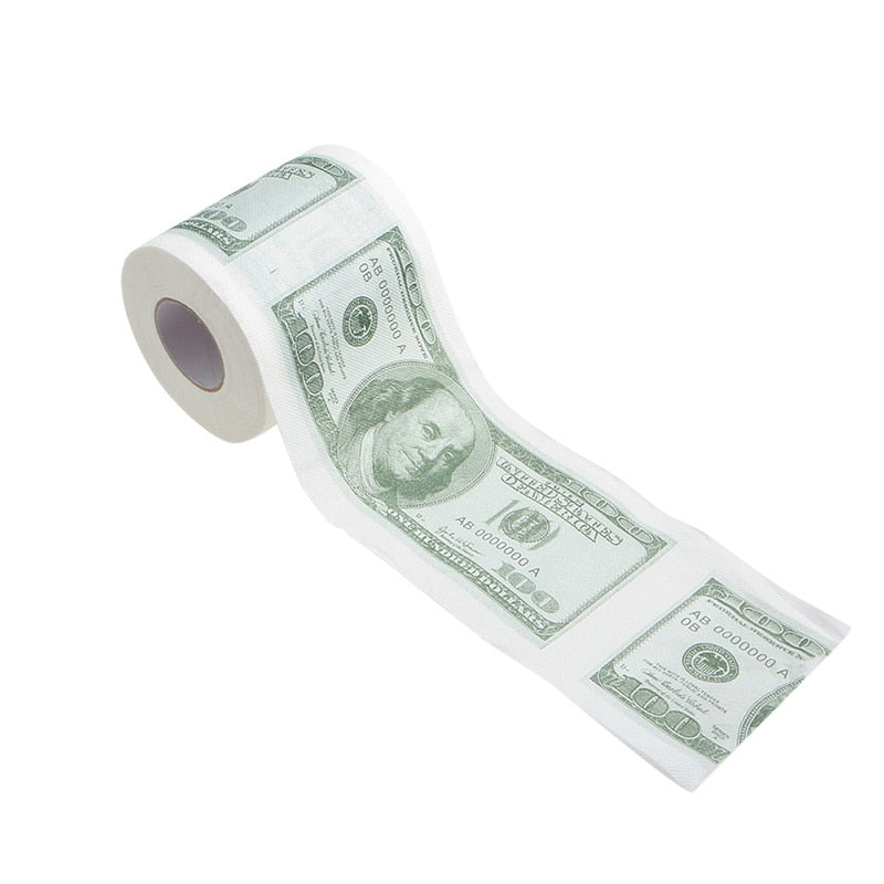 Toilet Paper Money Roll 2-Ply Novelty Tissue by HitMyNeed
