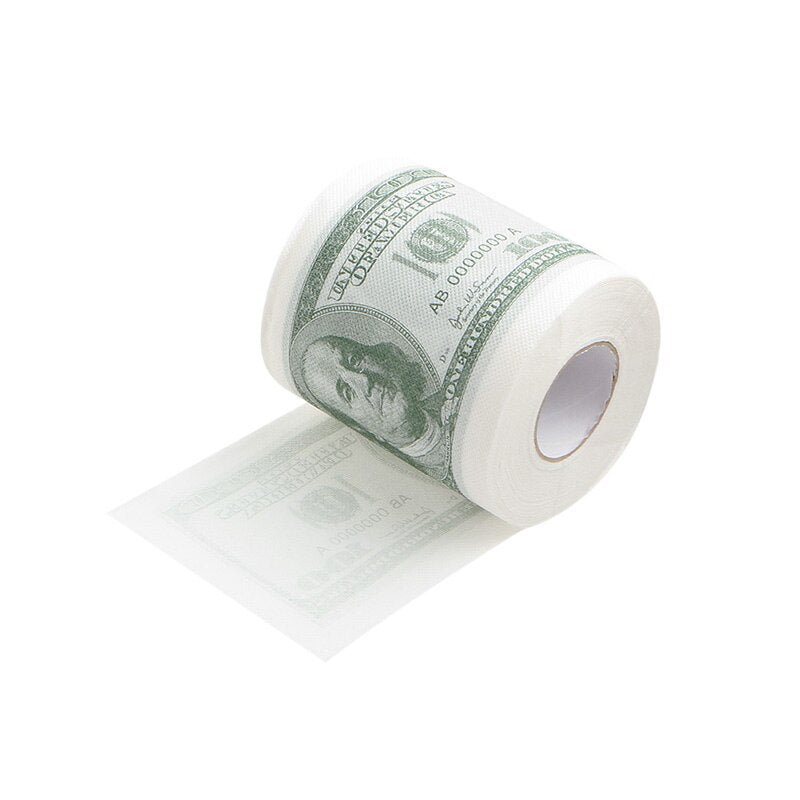 Toilet Paper Money Roll 2-Ply Novelty Tissue by HitMyNeed