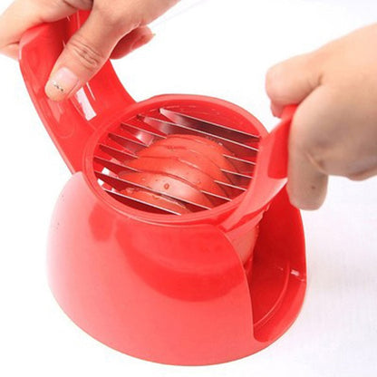 Tomato Cutter Kitchen Slicer with Stainless Steel Blades by HitMyNeed