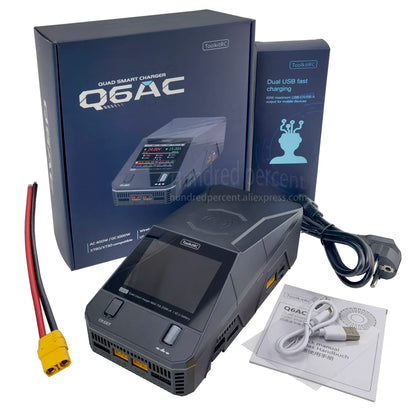ToolkitRC Q6AC 4-Channel Smart AC/DC Charger 1000W by HitMyNeed