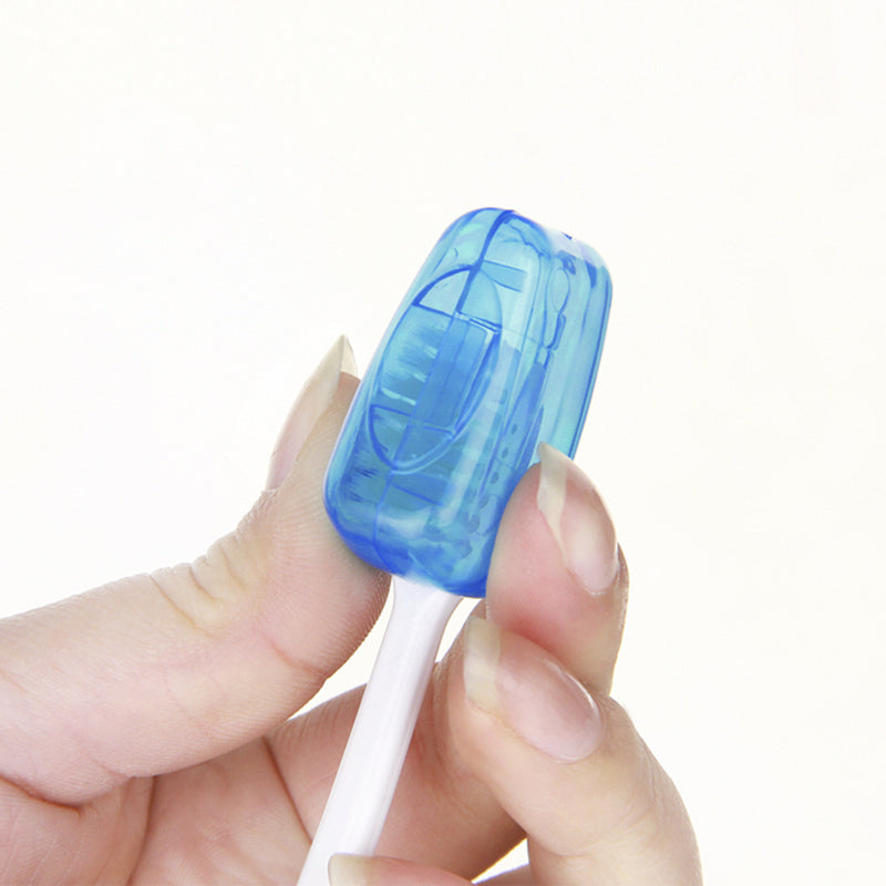 Toothbrush Covers Set of 10 for Hygienic Storage by HitMyNeed