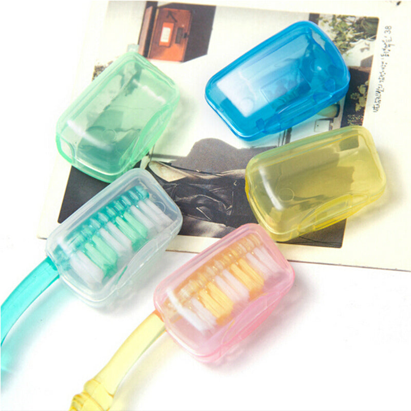 Toothbrush Covers Set of 10 for Hygienic Storage by HitMyNeed