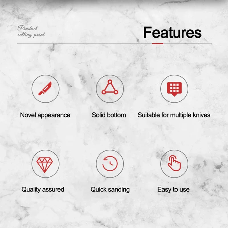 Top Level TG2002 Electric Belt Knife & Ceramic Sharpener by HitMyNeed