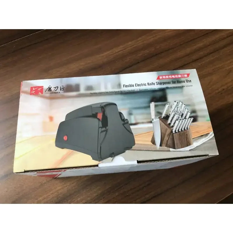 Top Level TG2002 Electric Belt Knife & Ceramic Sharpener by HitMyNeed