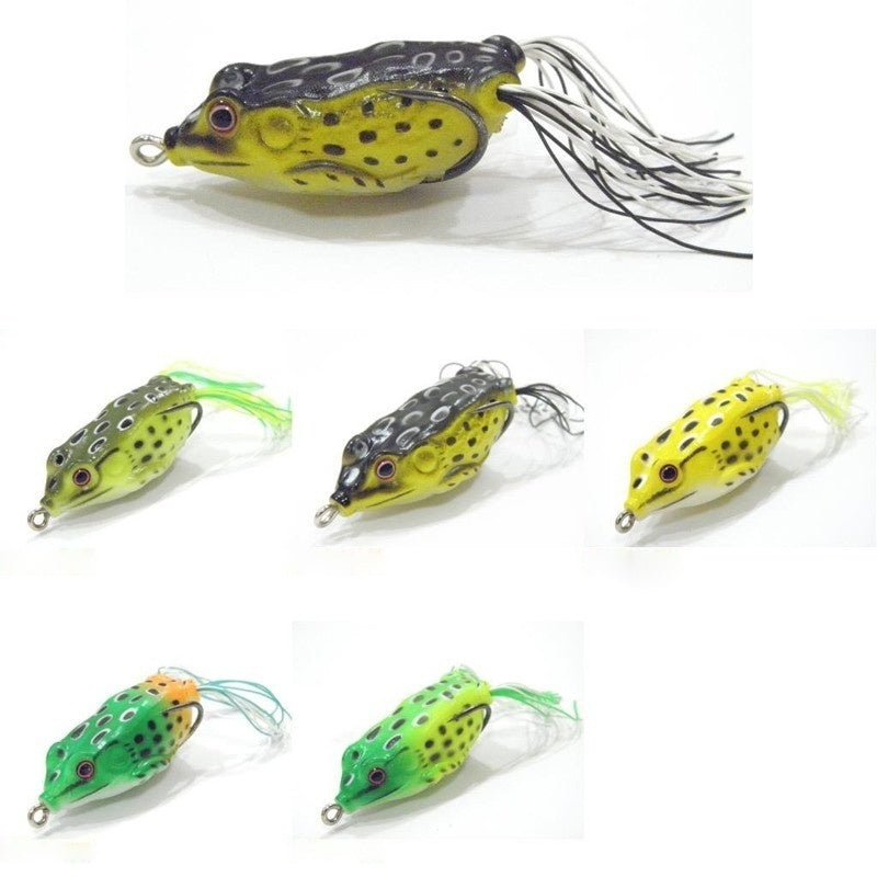 Topwater Frog Fishing Lures Set (2pcs, 4cm) by HitMyNeed