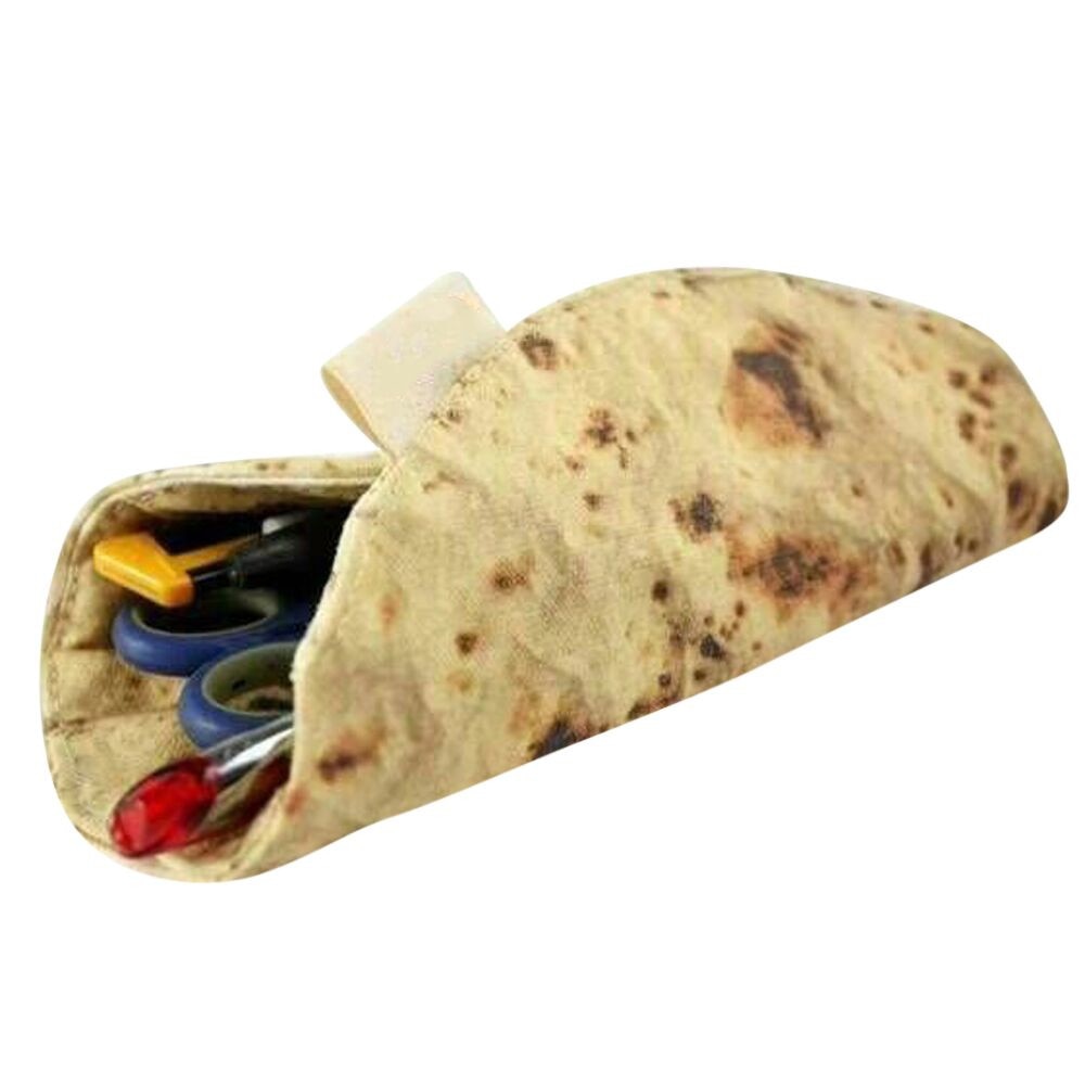 Tortilla Wrap Makeup Brush & Tool Pouch by HitMyNeed