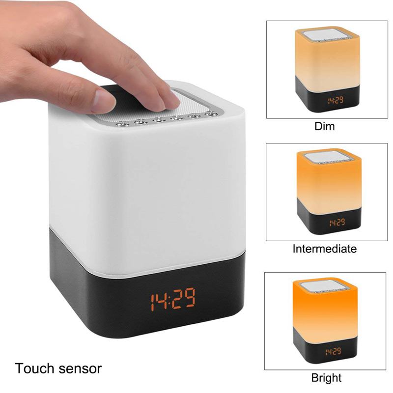Touch Control Bedside Lamp with Bluetooth Speaker by HitMyNeed