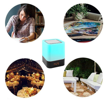 Touch Control Bedside Lamp with Bluetooth Speaker by HitMyNeed