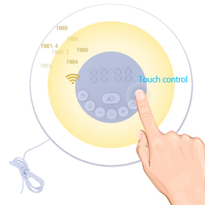 Touch-Sensing Sunrise Alarm Clock with FM Radio by HitMyNeed