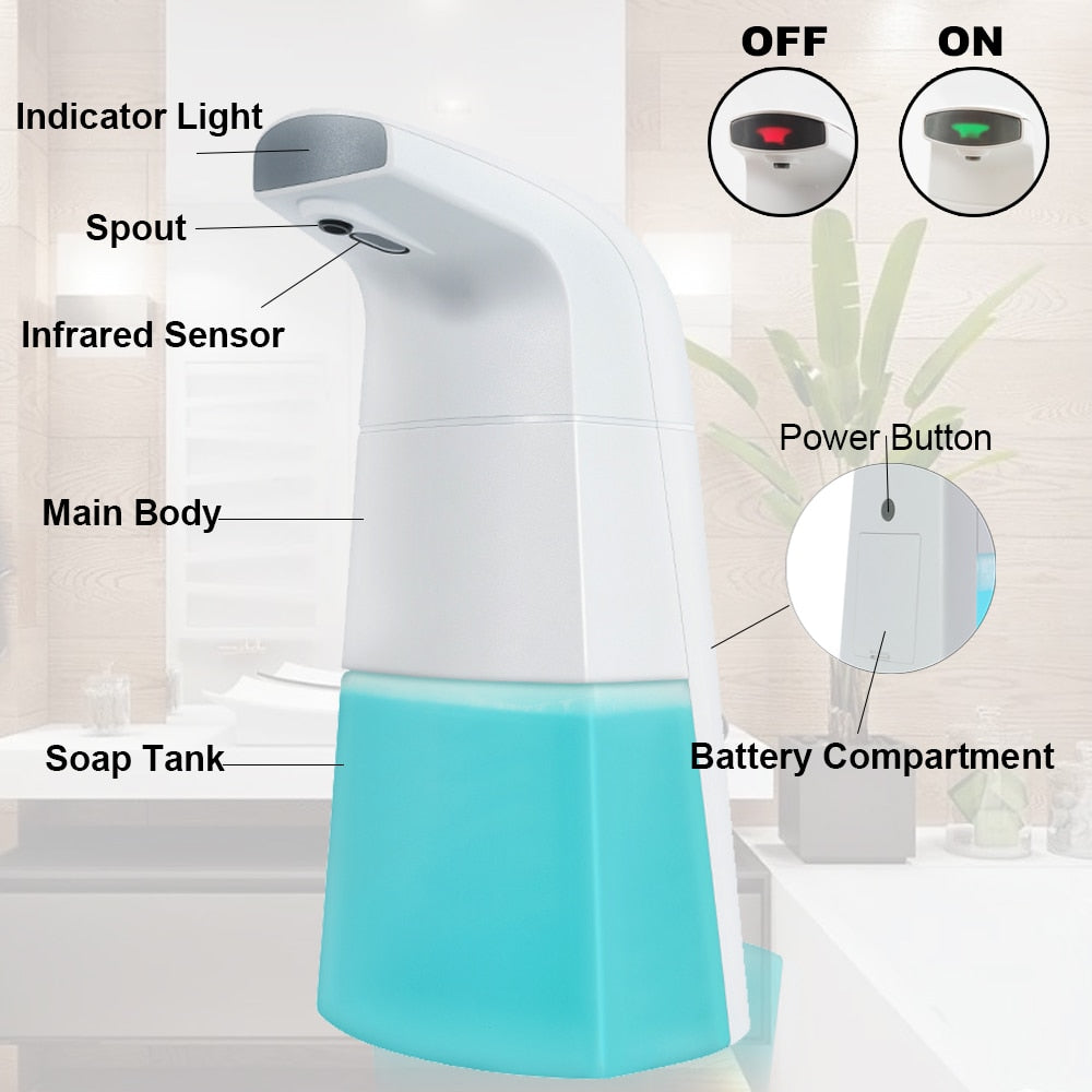 Touchless Foaming Soap Dispenser 310ml by HitMyNeed
