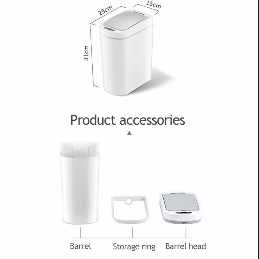 Touchless Motion Sensor Trash Can 7L by HitMyNeed