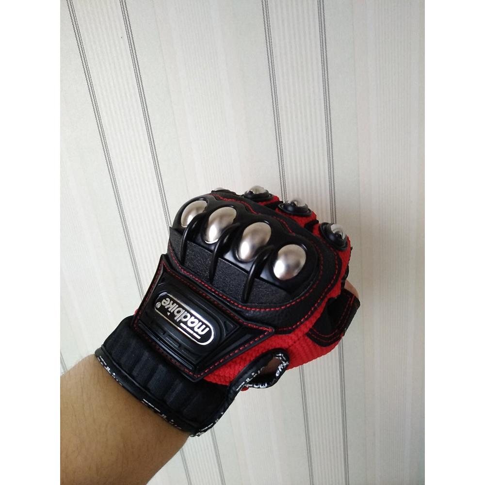 Touchscreen Tactical Half-Finger Steel Knuckle Gloves by HitMyNeed