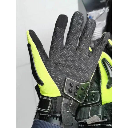 Touchscreen Tactical Half-Finger Steel Knuckle Gloves touch-screen-green xl by HitMyNeed