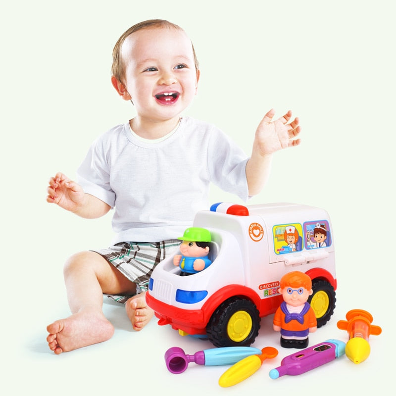 Toy Ambulance Doctor Playset with Lights & Sounds by HitMyNeed