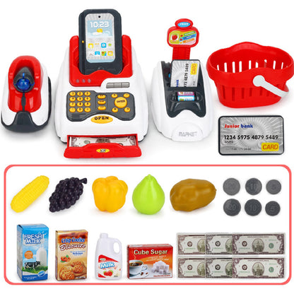 Toy Cash Register 24-Piece Educational Set by HitMyNeed