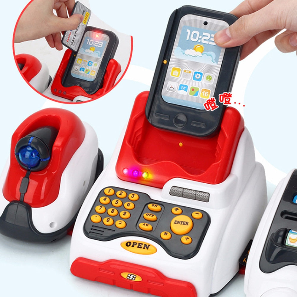 Toy Cash Register 24-Piece Educational Set by HitMyNeed