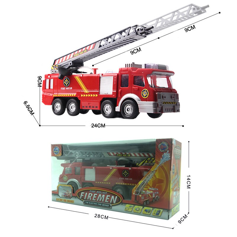 Toy Fire Truck with Lights, Siren and Water Sprayer by HitMyNeed