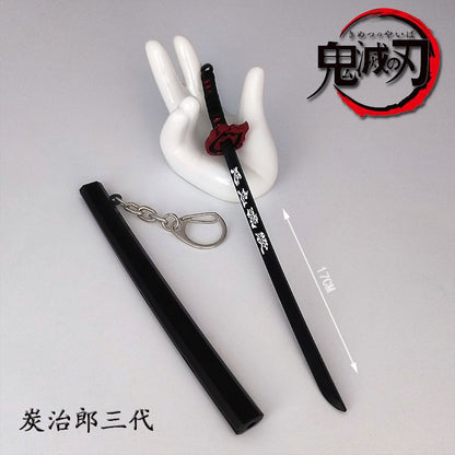 Toy Katana Pendant Keychain Anime Sword Accessory 9 by HitMyNeed