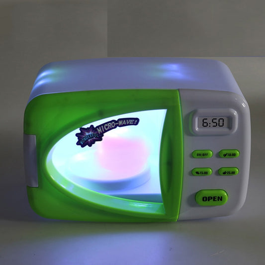 Toy Microwave Oven Play Set with Lights & Sounds by HitMyNeed