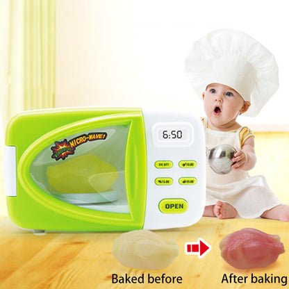 Toy Microwave Oven Play Set with Lights & Sounds by HitMyNeed