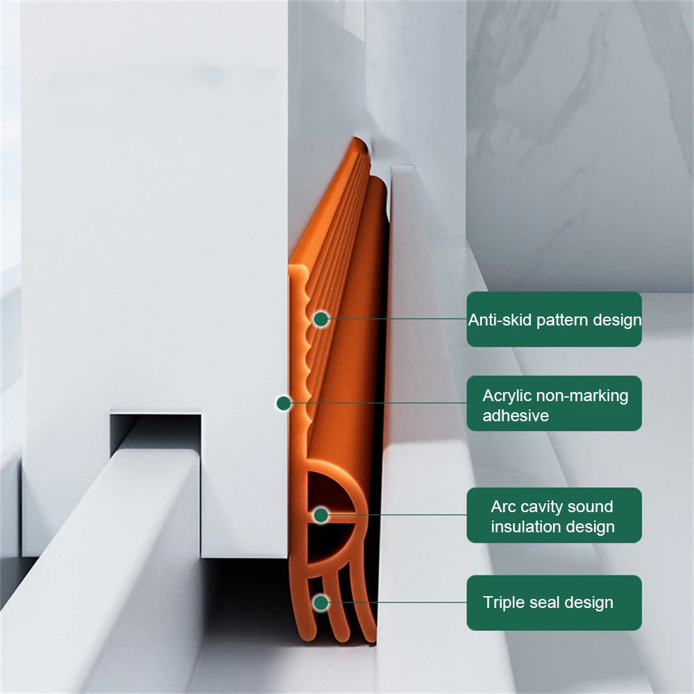 TPE Sliding Window & Door Seal Strip 2m Self Adhesive by HitMyNeed