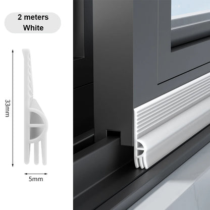 TPE Sliding Window & Door Seal Strip 2m Self Adhesive white by HitMyNeed