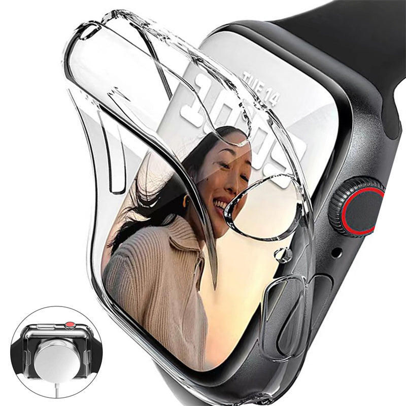 TPU Full Cover Screen Protector for Apple Watch by HitMyNeed