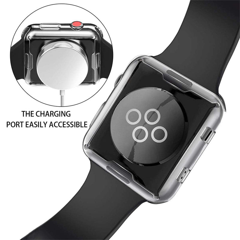 TPU Full Cover Screen Protector for Apple Watch by HitMyNeed