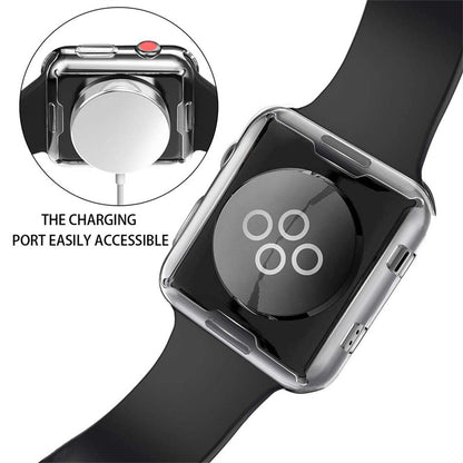 TPU Full Cover Screen Protector for Apple Watch by HitMyNeed