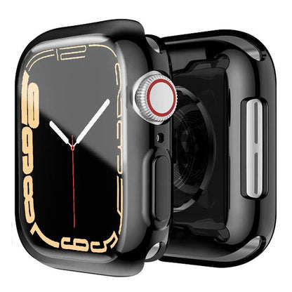 TPU Full Cover Screen Protector for Apple Watch black series123-38mm by HitMyNeed