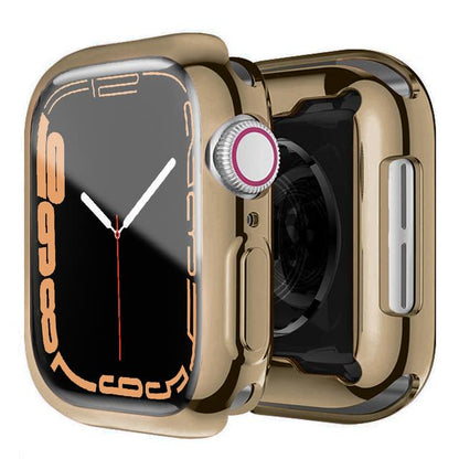 TPU Full Cover Screen Protector for Apple Watch brown series123-42mm by HitMyNeed
