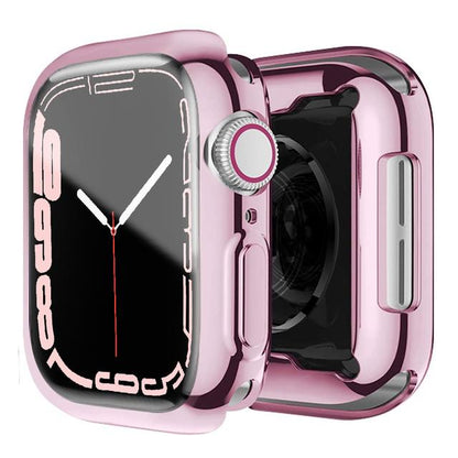 TPU Full Cover Screen Protector for Apple Watch rose-gold series123-42mm by HitMyNeed