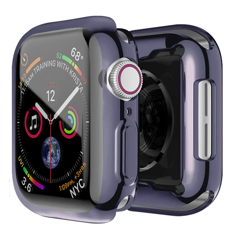 TPU Full Cover Screen Protector for Apple Watch space-gray series123-42mm by HitMyNeed