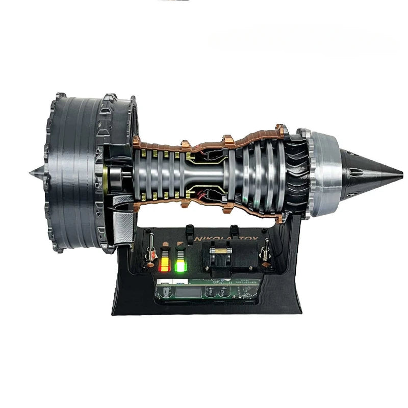 TR900 Super Turbofan Engine 3D Printed Motor Model by HitMyNeed