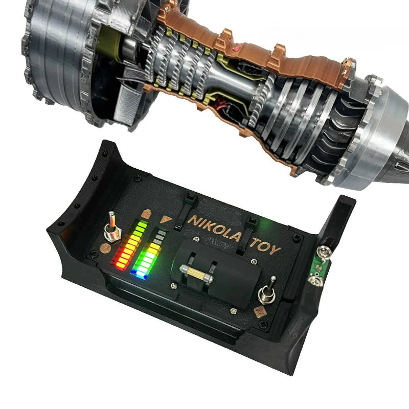 TR900 Super Turbofan Engine 3D Printed Motor Model by HitMyNeed